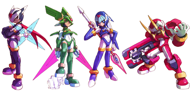 Four Guardians - Mega Man Wiki